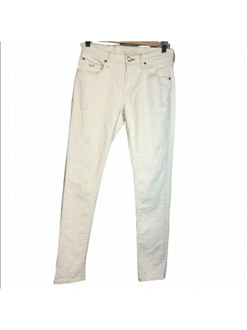 Jacob Cohen Italian Ivory Karen Skinny Jeans, size 26